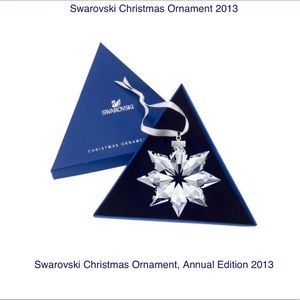 ❤️🌺NWT/NIB! 2013 RETIRED Swarovski Limited Edition Christmas Ornament🌺❤️